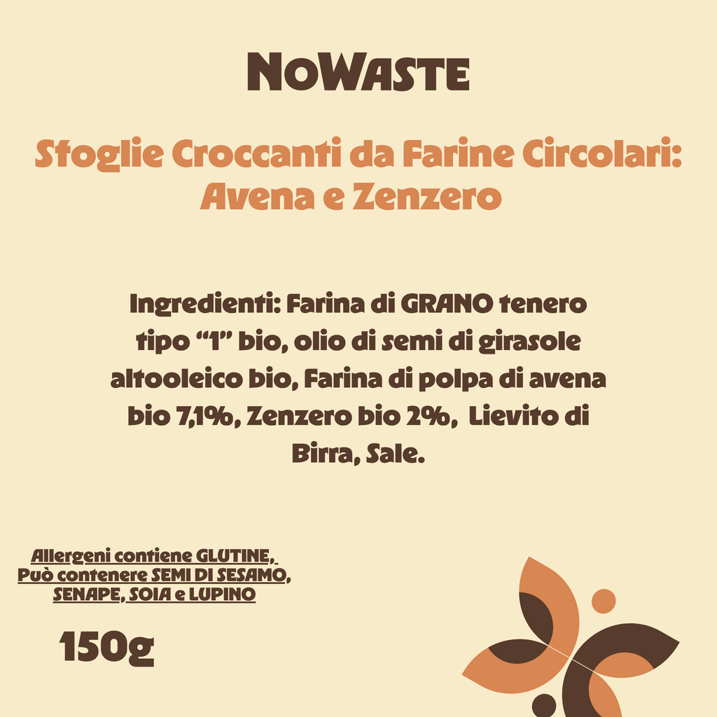 Sfoglie Croccanti Avena e Zezero BIO 100%Vegetali