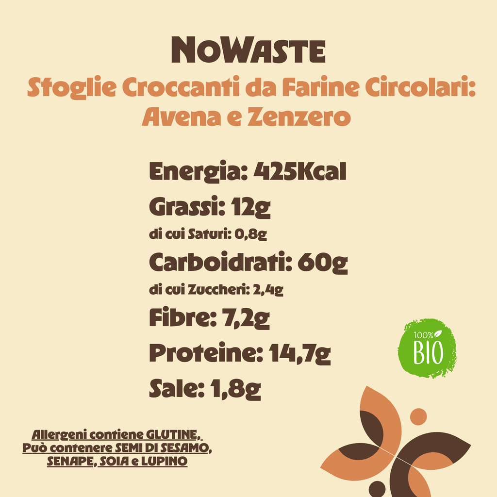 Sfoglie Croccanti Avena e Zezero BIO 100%Vegetali