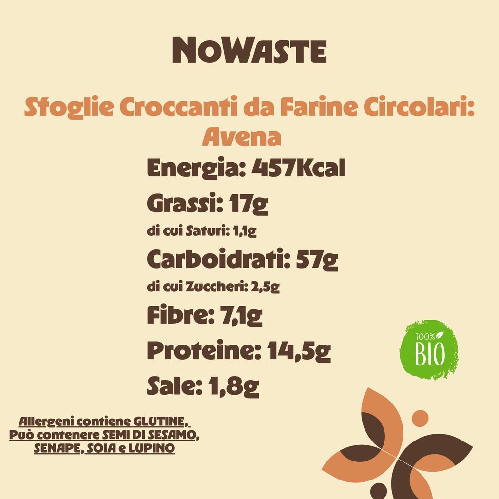 Sfoglie Croccanti Avena  BIO 100%Vegetali