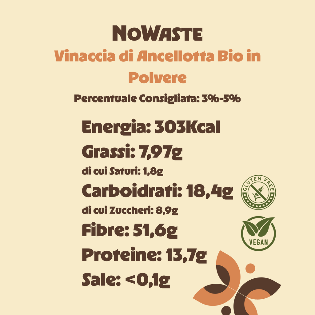 Vinaccia di Ancellotta BIO in Polvere