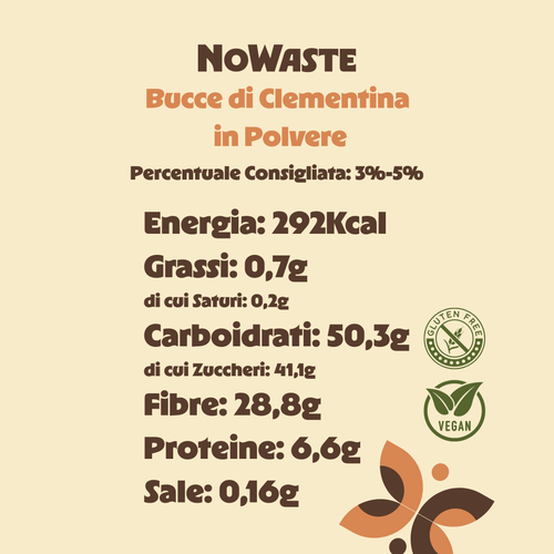 Bucce di Clementina in Polvere