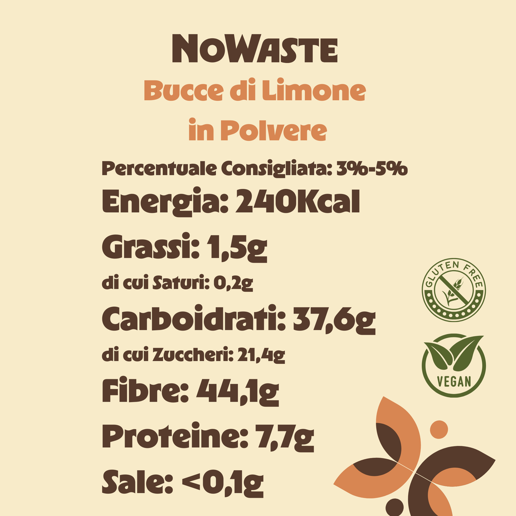Bucce di Limone BIO in Polvere