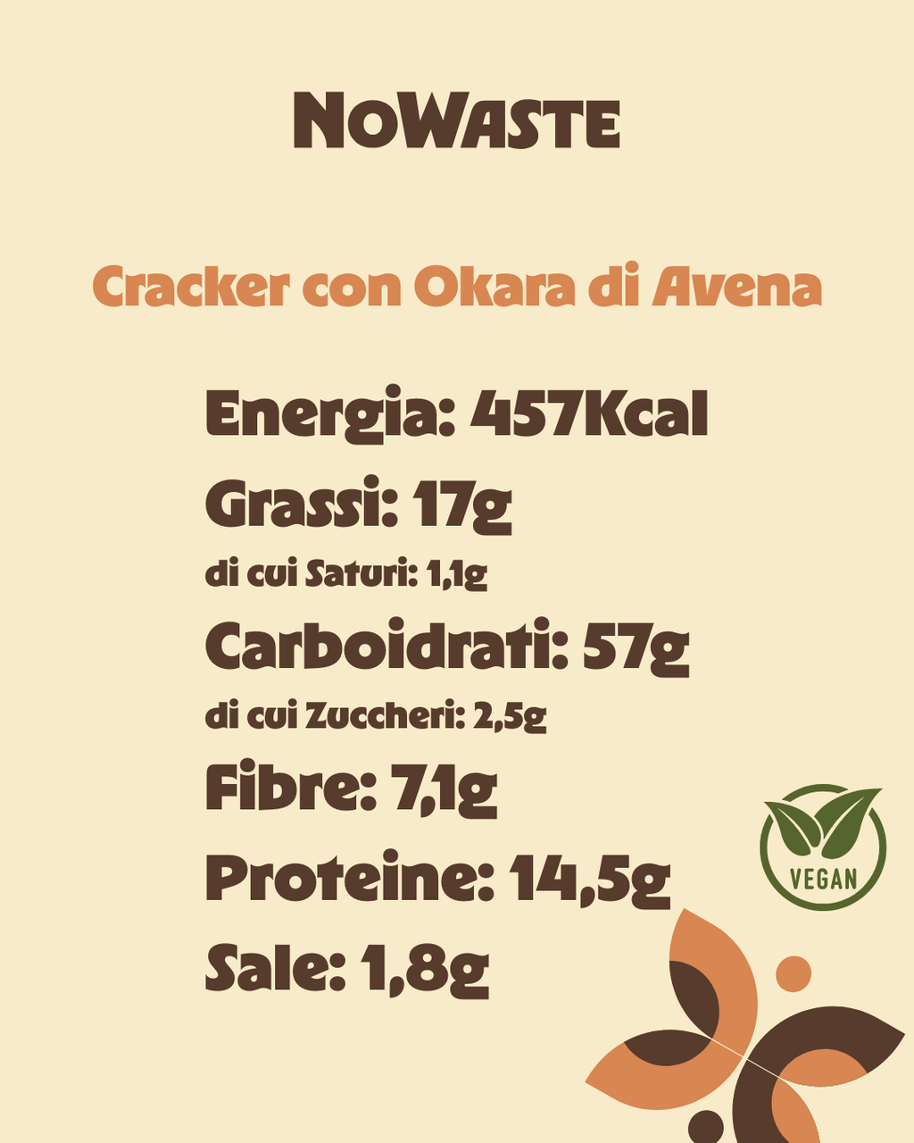 Cracker con Okara di Avena