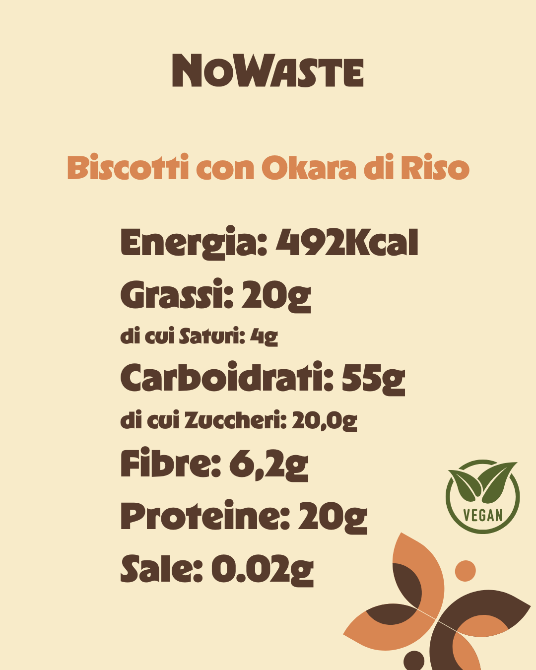 Biscotti con Okara di Riso