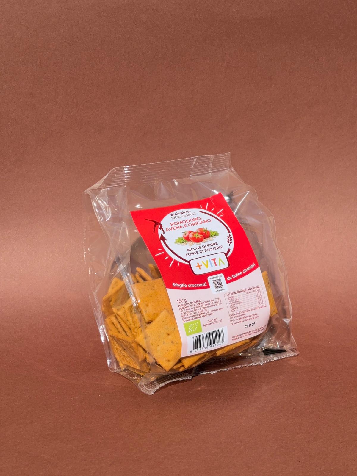 Sfoglie Croccanti Pomodoro, Avena e Origano BO 100%Vegetali