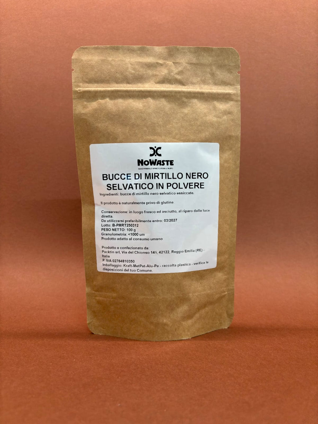 Mirtillo Nero Selvatico BIO in Polvere