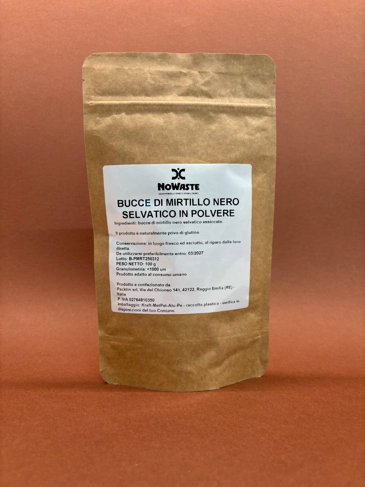 Mirtillo Nero Selvatico BIO in Polvere